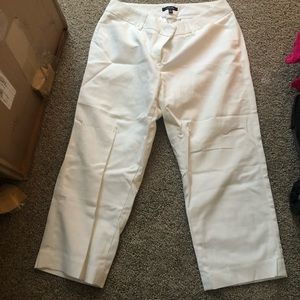 Rafaella White Capris Size 8 Never Worn